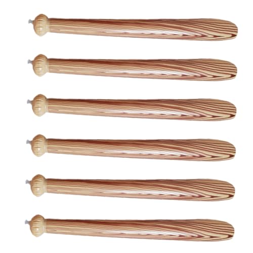 FUNOMOCYA 6 Stück Teiliges Aufblasbares Baseballschläger Holzmaserung Bunte Cheer Sticks für Sport Party Accessoire Einfach Aufzublasen für Outdoor aktivitäten und Geburtstagsfeiern FUNOMOCYA 6 Stück Teiliges Aufblasbares Baseballschläger Holzmaserung Bunte Cheer Sticks für Sport Party Accessoire Einfach Aufzublasen für Outdoor aktivitäten und Geburtstagsfeiern von FUNOMOCYA