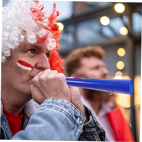 FUNOMOCYA 6 Stück Teiliges Bunte Kunststoff Tröten für Sportspiele Lautstarke Fanfare Stadionhorn zur Stimmungsmache bei Partys und Sportveranstaltungen Geeignet Zufällige Zufällige Farbe von FUNOMOCYA