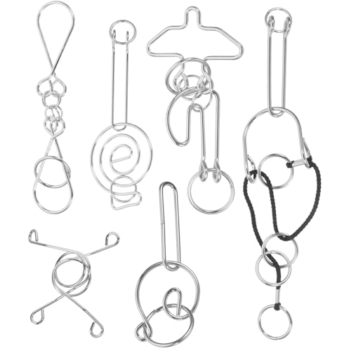 FUNOMOCYA 6 Stück Teiliges Knotenspielzeug für Gehirntraining Intelligenzspielzeug Geschicklichkeits und Koordinationsförderung Eltern Junge Mädchen Spiel Konzentrationsübung Puzzle Ab FUNOMOCYA 6 Stück Teiliges Knotenspielzeug für Gehirntraining Intelligenzspielzeug Geschicklichkeits und Koordinationsförderung Eltern Junge Mädchen Spiel Konzentrationsübung Puzzle Ab von FUNOMOCYA