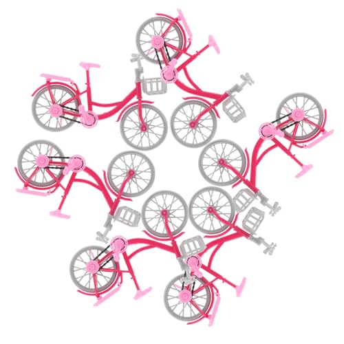 FUNOMOCYA 6 Stück Teiliges Mini Fahrrad Modell Bewegliche Teile Leichtes Pinkes Retro Puppenhaus Zubehör Realistische Deko Kreative DIY Fahrrad Accessoires FUNOMOCYA 6 Stück Teiliges Mini Fahrrad Modell Bewegliche Teile Leichtes Pinkes Retro Puppenhaus Zubehör Realistische Deko Kreative DIY Fahrrad Accessoires von FUNOMOCYA