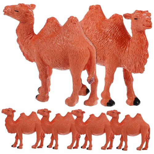 FUNOMOCYA 6 Stück Teiliges Mini Kamel Figuren PVC Realistische Kamel Dekoration Kleine Tiermodelle für Garten und Pädagogische Zwecke Leicht und Detailreich FUNOMOCYA 6 Stück Teiliges Mini Kamel Figuren PVC Realistische Kamel Dekoration Kleine Tiermodelle für Garten und Pädagogische Zwecke Leicht und Detailreich von FUNOMOCYA