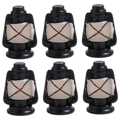 FUNOMOCYA 6 Stück Teiliges Miniatur Laternen Vintage Stil Puppenhaus Deko aus Stabilem Resin Filigrane Miniatur Laternen für DIY Puppenstuben Schlafzimmer Wohnzimmer Zubehör FUNOMOCYA 6 Stück Teiliges Miniatur Laternen Vintage Stil Puppenhaus Deko aus Stabilem Resin Filigrane Miniatur Laternen für DIY Puppenstuben Schlafzimmer Wohnzimmer Zubehör von FUNOMOCYA