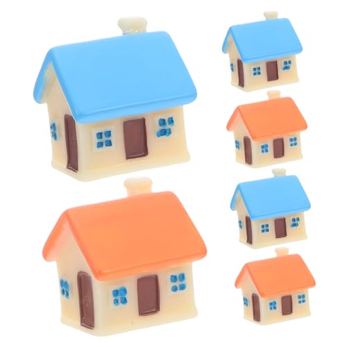 FUNOMOCYA 6 Stück Teiliges Miniatur-hausfiguren Robuste Harz-Figuren für Puppenhaus und Pflanzenkübel Vielseitige Mini-Dekoration für Miniaturgarten Mikro-Landschaft Kreative DIY-deko FUNOMOCYA 6 Stück Teiliges Miniatur-hausfiguren Robuste Harz-Figuren für Puppenhaus und Pflanzenkübel Vielseitige Mini-Dekoration für Miniaturgarten Mikro-Landschaft Kreative DIY-deko von FUNOMOCYA