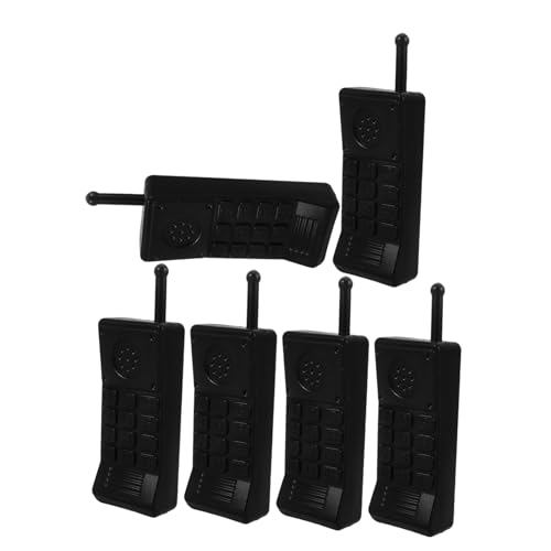 FUNOMOCYA 6 Stück Teiliges Retro Brick Telefon Spielset mit Headset Realistische Detektivspielzeuge für Rollenspiele Kreatives Geburtstagszubehör Pädagogisches für Motto Partys FUNOMOCYA 6 Stück Teiliges Retro Brick Telefon Spielset mit Headset Realistische Detektivspielzeuge für Rollenspiele Kreatives Geburtstagszubehör Pädagogisches für Motto Partys von FUNOMOCYA