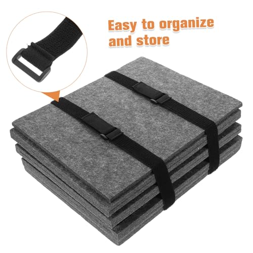 FUNOMOCYA 6 Stück Teiliges Stapelbares Filz Puzzle tablett mit Praktischen Trennwänden Kompakter Puzzle sortierer für Erwachsene Aufbewahrung und Organisation von Puzzleteilen und von FUNOMOCYA