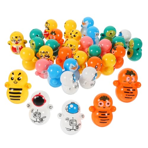 FUNOMOCYA 60 Stück Teiliges Mini Wackelfigur aus Kunststoff Bunte Cartoon Tier Wackeltiere für Sichere Kindergeburtstags Mitgebsel Kompakt und Griffig Zufällige Farben und Zufällige Farbe FUNOMOCYA 60 Stück Teiliges Mini Wackelfigur aus Kunststoff Bunte Cartoon Tier Wackeltiere für Sichere Kindergeburtstags Mitgebsel Kompakt und Griffig Zufällige Farben und Zufällige Farbe von FUNOMOCYA