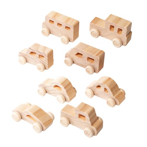 FUNOMOCYA 8 Stück Teiliges DIY Holzautos Unlackierte Holzspielzeuge zum Bemalen Fördert Kreativität und Feinmotorik Sichere Holzmaterialien für Bastelprojekte und Hand Auge Koordination FUNOMOCYA 8 Stück Teiliges DIY Holzautos Unlackierte Holzspielzeuge zum Bemalen Fördert Kreativität und Feinmotorik Sichere Holzmaterialien für Bastelprojekte und Hand Auge Koordination von FUNOMOCYA