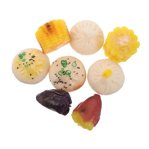 FUNOMOCYA 8 Stück Teiliges Frühstücksspielzeug Set Realistische Gedämpfte Brötchen Modelle aus Kreative Frühstücksladen Requisiten für Fantasievolles Rollenspiel FUNOMOCYA 8 Stück Teiliges Frühstücksspielzeug Set Realistische Gedämpfte Brötchen Modelle aus Kreative Frühstücksladen Requisiten für Fantasievolles Rollenspiel von FUNOMOCYA
