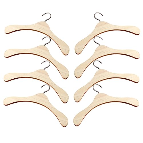 FUNOMOCYA 8 Stück Teiliges Kleiderbügel für Puppenschränke Kleine Filigrane Holz Kleiderbügel Platzsparend und Praktisch für Puppenkleider zur Ordentlichen Aufbewahrung und Präsentation FUNOMOCYA 8 Stück Teiliges Kleiderbügel für Puppenschränke Kleine Filigrane Holz Kleiderbügel Platzsparend und Praktisch für Puppenkleider zur Ordentlichen Aufbewahrung und Präsentation von FUNOMOCYA