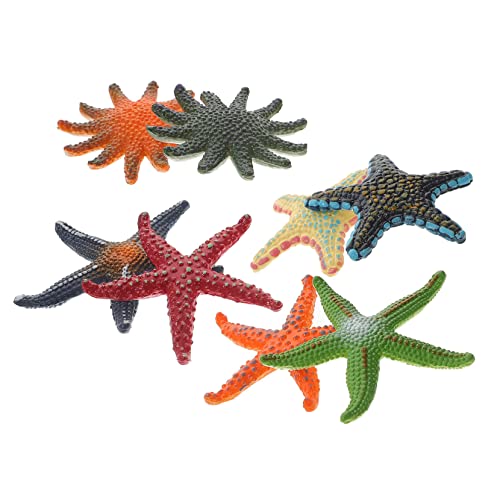 FUNOMOCYA 8 Stück Teiliges Meeresbewohner Realistische Seesterne Dekoration für Aquarium und Kinderzimmer Sicher und Praktisch für Kreative Spielstunden und Stimmungsvolle Raumgestaltung von FUNOMOCYA