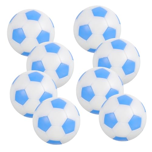 FUNOMOCYA 8 Stück Teiliges Mini Tischfußball Bälle aus Robustem Kunststoff Glatte Oberfläche Ersatzkugeln für Tischkicker Widerstandsfähig und Farbecht für Heim Freizeitspiele von FUNOMOCYA