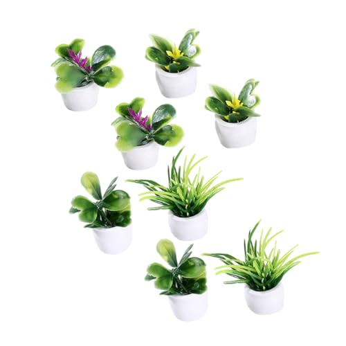 FUNOMOCYA 8 Stück Teiliges Miniatur Puppenhaus Bonsai Pflanzen Lebendige Farben Realistische Harz Modelle Kompakte Mini Deko für Puppenhaus Feengarten Glatte Oberfläche Langlebig FUNOMOCYA 8 Stück Teiliges Miniatur Puppenhaus Bonsai Pflanzen Lebendige Farben Realistische Harz Modelle Kompakte Mini Deko für Puppenhaus Feengarten Glatte Oberfläche Langlebig von FUNOMOCYA
