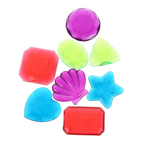 FUNOMOCYA 8 Stück Teiliges Pool Tauchspielzeug Bunte Acryl Edelstein Schwimmspielzeug Langlebig für Schatzsuche Strand Poolspaß FUNOMOCYA 8 Stück Teiliges Pool Tauchspielzeug Bunte Acryl Edelstein Schwimmspielzeug Langlebig für Schatzsuche Strand Poolspaß von FUNOMOCYA