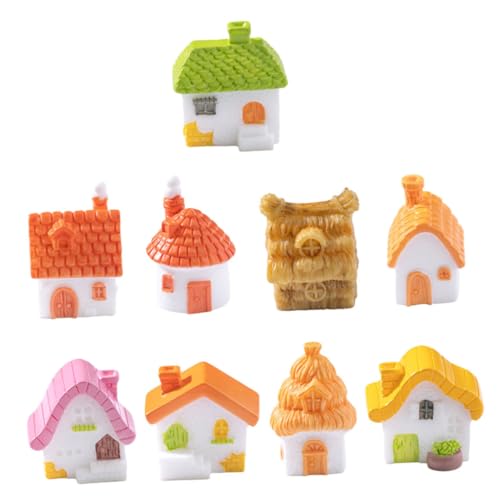 FUNOMOCYA 9 Stück Teiliges Miniatur Haus mit Rustikalem Strohhaus Kompakte Mikro-landschafts-deko für Feengärten Bonsai Pflanzentöpfe und DIY Kreative Gestaltung FUNOMOCYA 9 Stück Teiliges Miniatur Haus mit Rustikalem Strohhaus Kompakte Mikro-landschafts-deko für Feengärten Bonsai Pflanzentöpfe und DIY Kreative Gestaltung von FUNOMOCYA