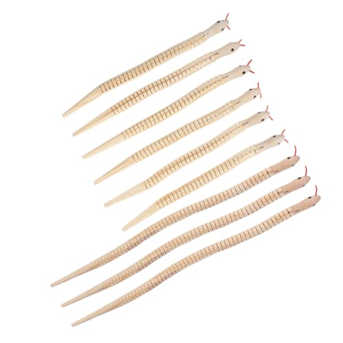 FUNOMOCYA 9 Stück Teiliges Naturbelassen Flexibel Gelenkig zum Bemalen Blanko Tiermodell für Kindergeburtstag Party Basteln und Dekoration von FUNOMOCYA