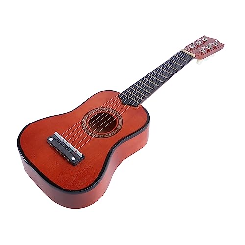 FUNOMOCYA Anfängergitarre Für Gitarre Für Gitarren Für Kleinkinder Musikinstrument Miniaturgitarre Akustikgitarre Kleine Minigitarre Spielzeuggitarre Für Anfänger Junge Bambus von FUNOMOCYA