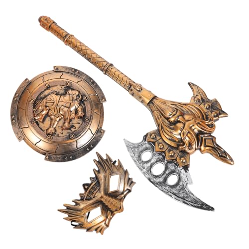FUNOMOCYA Antike Kupferwaffen Cosplay Zubehör Leichtes Rollenspiel Requisite Für Jungen Halloween Bühnenauftritte Kostümparty von FUNOMOCYA