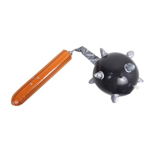 FUNOMOCYA Aufblasbarer Meteorhammer aus PVC Schwarzer DIY Partydekoration für Halloween Robustes Partyaccessoire Leicht und Sicher für Karneval und Geburtstagsfeiern von FUNOMOCYA