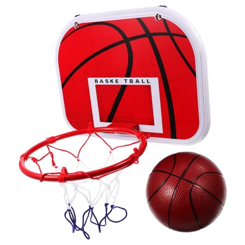 FUNOMOCYA Basketballkorb für Jungen Kleines Indoor Basketball Rack ohne Bohren Tragbares Basketballspielzeug für Kinderzimmer Einfach zu Montieren Geschenk für Kinderfesttage von FUNOMOCYA