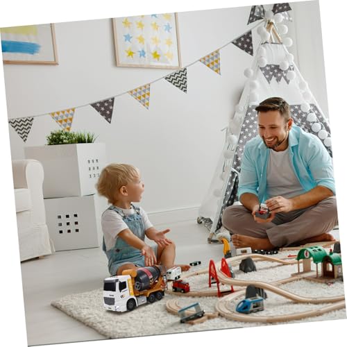FUNOMOCYA Baustellenfahrzeug mit Bagger und Betonmischer Licht und Musik Inertialspielzeug Leicht Greifbar Sicher ohne Scharfe Kanten Pädagogisch Fördernd Geschenk für Jungen und Mädchen FUNOMOCYA Baustellenfahrzeug mit Bagger und Betonmischer Licht und Musik Inertialspielzeug Leicht Greifbar Sicher ohne Scharfe Kanten Pädagogisch Fördernd Geschenk für Jungen und Mädchen von FUNOMOCYA