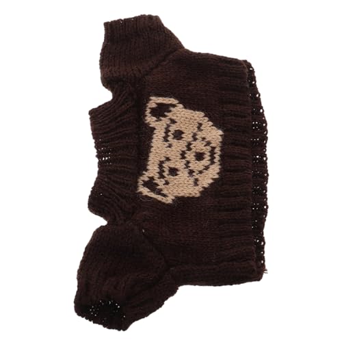 FUNOMOCYA Brauner Plüschpullover für Stofftiere Puppenkleidung Kuscheliger Plüschpullover mit Bärmotiv für Puppen Miniatur Dollhouse Wintermantel FUNOMOCYA Brauner Plüschpullover für Stofftiere Puppenkleidung Kuscheliger Plüschpullover mit Bärmotiv für Puppen Miniatur Dollhouse Wintermantel von FUNOMOCYA