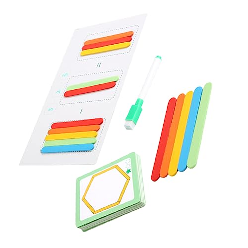 FUNOMOCYA Buntes Holz Zählstäbe Mathe Lernspielzeug für Grundschule Vorschule Langlebig Sicher Pädagogisch Geeignet Rechenhilfe Addition Subtraktion Multiplikation Division FUNOMOCYA Buntes Holz Zählstäbe Mathe Lernspielzeug für Grundschule Vorschule Langlebig Sicher Pädagogisch Geeignet Rechenhilfe Addition Subtraktion Multiplikation Division von FUNOMOCYA
