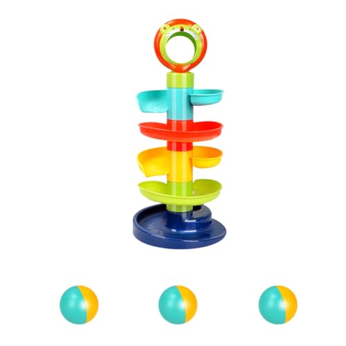 FUNOMOCYA Buntes Puzzle Kugelbahn Turm Motorikspielzeug für Kleinkinder Kreativität und Sozialer Interaktion Stabiles Design Umweltfreundlich und Langlebig FUNOMOCYA Buntes Puzzle Kugelbahn Turm Motorikspielzeug für Kleinkinder Kreativität und Sozialer Interaktion Stabiles Design Umweltfreundlich und Langlebig von FUNOMOCYA