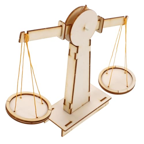 FUNOMOCYA DIY Holz Balancewaage Bausatz für Interaktives Lernspielzeug für Wissenschaftsprojekte Fördert Handwerkliches Geschick und Unabhängiges für Grundschüler und Montessori Spielspaß von FUNOMOCYA