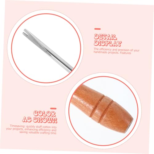FUNOMOCYA DIY Puppenfüllwerkzeug mit Ergonomischem Holzgriff Nadel Ahle für Schnelle Baumwollfüllung für Stofftiere und Puppenherstellung Handliches Bastelwerkzeug für Effizientes Stopfen FUNOMOCYA DIY Puppenfüllwerkzeug mit Ergonomischem Holzgriff Nadel Ahle für Schnelle Baumwollfüllung für Stofftiere und Puppenherstellung Handliches Bastelwerkzeug für Effizientes Stopfen von FUNOMOCYA