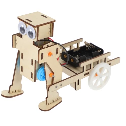 FUNOMOCYA DIY Roboter Bausatz Selbstmontage Puller Roboter für Holzmodell Wissenschaftliches Experiment Lernspielzeug Problemlösung und Handwerklichen Fähigkeiten von FUNOMOCYA