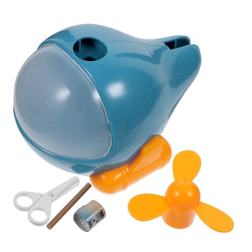 FUNOMOCYA DIY Schulset Flugzeugform Multifunktionale Lernmaterialien Buntstifte Radierer Lineal für Jungen Mädchen von FUNOMOCYA