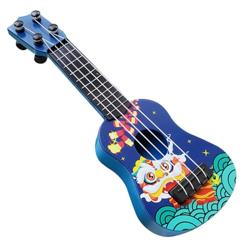 FUNOMOCYA Dekorative Mini Gitarre Ukulele Modell Lustiges Musikinstrument für Realistische Miniatur Gitarre für Zimmerdekoration und Kreative Spielzeuggestaltung von FUNOMOCYA
