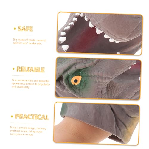 FUNOMOCYA Dinosaurier Fingerpuppe aus Weichem Kunststoff Interaktive Tier handpuppe Geeignet für Kindergarten Party Frühe Bildung Bequem Tragbar Pädagogisches für Jungen und Mädchen von FUNOMOCYA