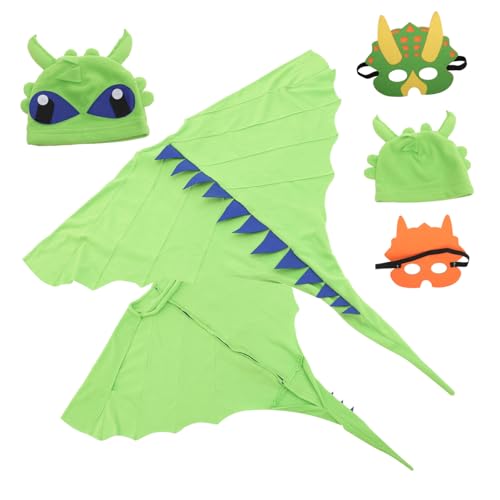 FUNOMOCYA Dinosaurier Kostüm mit Umhang und Maske Halloween Festival Kostüm für Mädchen und Jungen Cartoon Cosplay Verkleidung für Karneval Geburtstage und Aufführungen Altersgerecht Jahre FUNOMOCYA Dinosaurier Kostüm mit Umhang und Maske Halloween Festival Kostüm für Mädchen und Jungen Cartoon Cosplay Verkleidung für Karneval Geburtstage und Aufführungen Altersgerecht Jahre von FUNOMOCYA