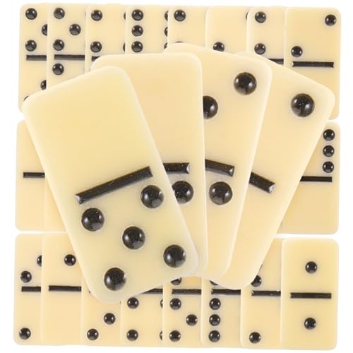 FUNOMOCYA Domino Spiel Set aus Sicherem Material Klassisches Brettspiel für Erwachsene und Familie Geeignet für Party Lernen und Bauspielspaß von FUNOMOCYA