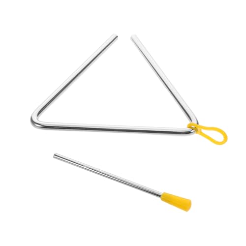FUNOMOCYA Dreieckiges Schlaginstrument für Kleinkinder Stahltriangel Handliches Musikspielzeug Frühkindlichen Musikalischen für Kleine Hände und Kreative FUNOMOCYA Dreieckiges Schlaginstrument für Kleinkinder Stahltriangel Handliches Musikspielzeug Frühkindlichen Musikalischen für Kleine Hände und Kreative von FUNOMOCYA