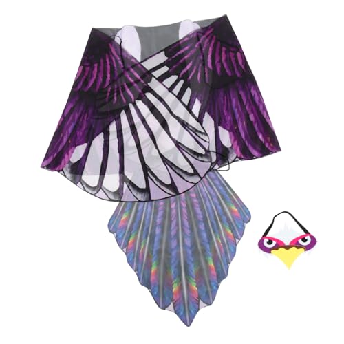 FUNOMOCYA Eagle Wings Kostüm für Halloween Cosplay Party Dekorative Flügel Faschingskostüm Jungen Mädchen Bühnenauftritt Zubehör von FUNOMOCYA
