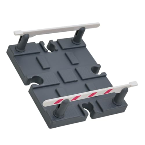 FUNOMOCYA Eisenbahn Zubehör Abs Bahnübergang Modell Geländer für DIY Gleis Dekoration Realistisch Robust Sicher FUNOMOCYA Eisenbahn Zubehör Abs Bahnübergang Modell Geländer für DIY Gleis Dekoration Realistisch Robust Sicher von FUNOMOCYA