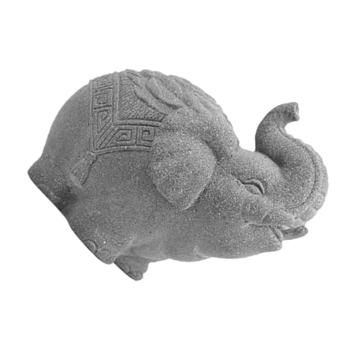 FUNOMOCYA Elefanten-Statue, Aquarium-Elefant-Dekoration, Mini-Elefant-Figur, Bezaubernde Elefanten-Statue, Sandstein-Aquarium-Ornament, Elefant, Elefanten-Ornament FUNOMOCYA Elefanten-Statue, Aquarium-Elefant-Dekoration, Mini-Elefant-Figur, Bezaubernde Elefanten-Statue, Sandstein-Aquarium-Ornament, Elefant, Elefanten-Ornament von FUNOMOCYA