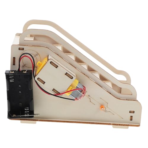 FUNOMOCYA Elektrisches Mini aufzugsmodell DIY Bausatz für Wissenschaftliches Experiment Lernspielzeug Kreatives Technik bastelset für Schule und Zuhause von FUNOMOCYA