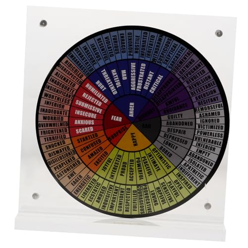 FUNOMOCYA Emotionen Rad Dekoration Aus Acryl Multifunktionales Emotionsrad Für Desktop Stilvolle Büro Und Schuldekoration Zur Effektiven Emotionsregulierung Sichtbarkeit FUNOMOCYA Emotionen Rad Dekoration Aus Acryl Multifunktionales Emotionsrad Für Desktop Stilvolle Büro Und Schuldekoration Zur Effektiven Emotionsregulierung Sichtbarkeit von FUNOMOCYA