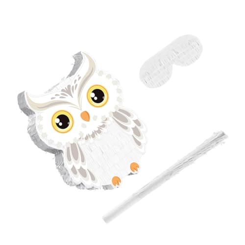 FUNOMOCYA Eulen Pinata mit Stab und Augenbinde Dschungel Tier Partyspiel für Jungen und Mädchen Geburtstagsdeko Abschlussfeier Halloween und Babyparty Zubehör FUNOMOCYA Eulen Pinata mit Stab und Augenbinde Dschungel Tier Partyspiel für Jungen und Mädchen Geburtstagsdeko Abschlussfeier Halloween und Babyparty Zubehör von FUNOMOCYA