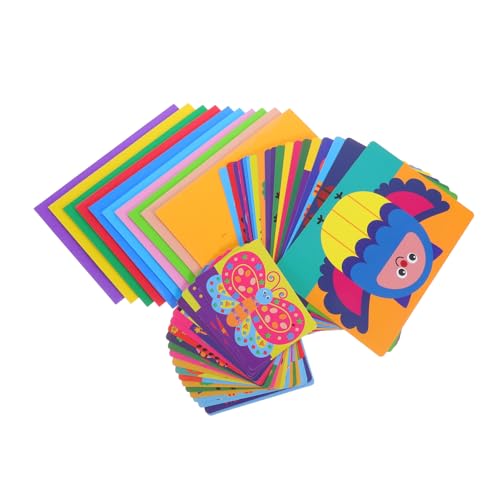 FUNOMOCYA Eva Schaumstoff Sticker DIY Tiermotive Lernspielzeug für Kindergarten Bastelset Kreative Handarbeit Reise von FUNOMOCYA