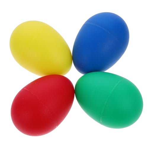 FUNOMOCYA Farben Kunststoff Schüttel Eier Maracas für Musikunterricht und Rhythmische aus Langlebigem Plastik Lernspielzeuge Zufällige Farbe von FUNOMOCYA