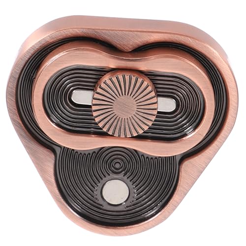 FUNOMOCYA Fidget Slider aus Metall für Stressabbau Tragbares Zappelspielzeug Antikbronze für Büro und Freizeit zur Beruhigung von Nervosität Bekämpfung Unerwünschter von FUNOMOCYA