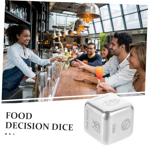 FUNOMOCYA Food Decision Würfel für Tragbarer Essenswahlwürfel Leichtes Multifunktionales Würfelspiel für Party Familie Ktv Langlebiger Food Decider FUNOMOCYA Food Decision Würfel für Tragbarer Essenswahlwürfel Leichtes Multifunktionales Würfelspiel für Party Familie Ktv Langlebiger Food Decider von FUNOMOCYA