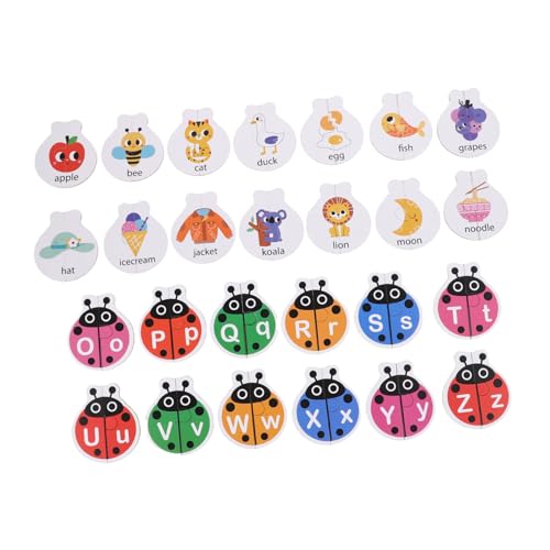 FUNOMOCYA Frühkindliches Lernspielzeug Zuordnungsspiel Montessori Tier Wort Karten für Vorschulkinder zur Buchstabenerkennung und Eltern Junge Mädchen Interaktion FUNOMOCYA Frühkindliches Lernspielzeug Zuordnungsspiel Montessori Tier Wort Karten für Vorschulkinder zur Buchstabenerkennung und Eltern Junge Mädchen Interaktion von FUNOMOCYA