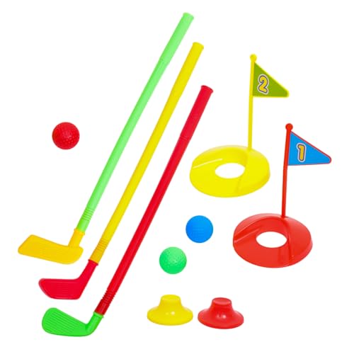 FUNOMOCYA Golfset Teiliges Outdoor Pädagogisches Gartenspielzeug für Fördert Motorische Fähigkeiten und Aktives Robust und Sicher für Drinnen und Draußen von FUNOMOCYA