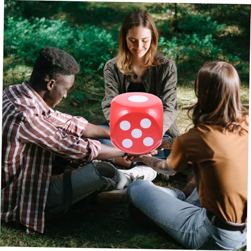 FUNOMOCYA Großer Schaumstoffwürfel Spielwürfel für Party und Klassenzimmer Leichtes Langlebiges Würfelspiel Requisit für Lernspiele und Aktivitäten mit Kindern von FUNOMOCYA