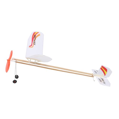 FUNOMOCYA Gummiband Flugzeug Modell Bausatz für DIY Kleines Flugzeug Gummimotor Robustes Indoor Outdoor Flugmodell Pädagogisch für Schüler von FUNOMOCYA